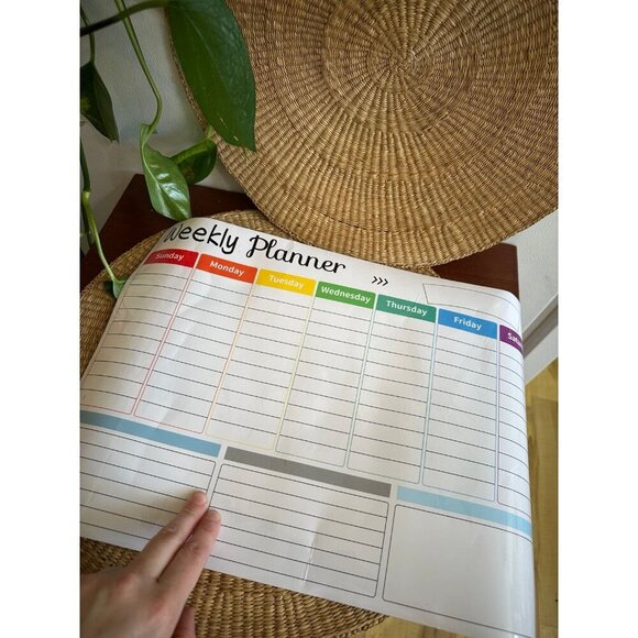 Magnetic weekly planner dry erase - Picture 1 of 7